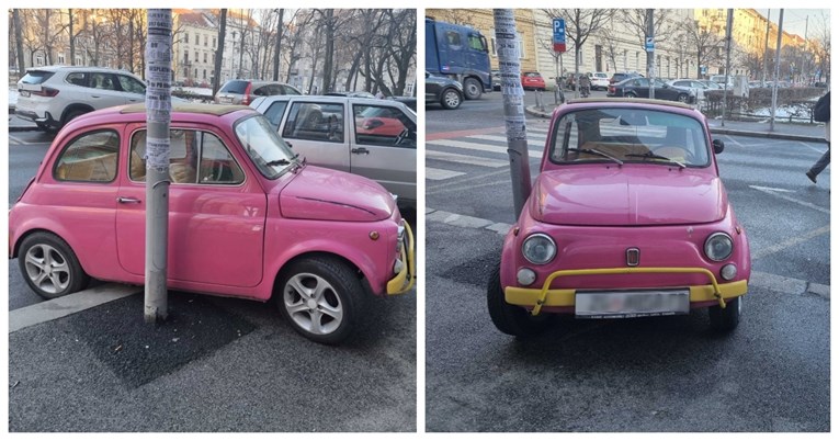 Ovaj automobil je u Zagrebu prava atrakcija, prolaznici se fotkaju s njim