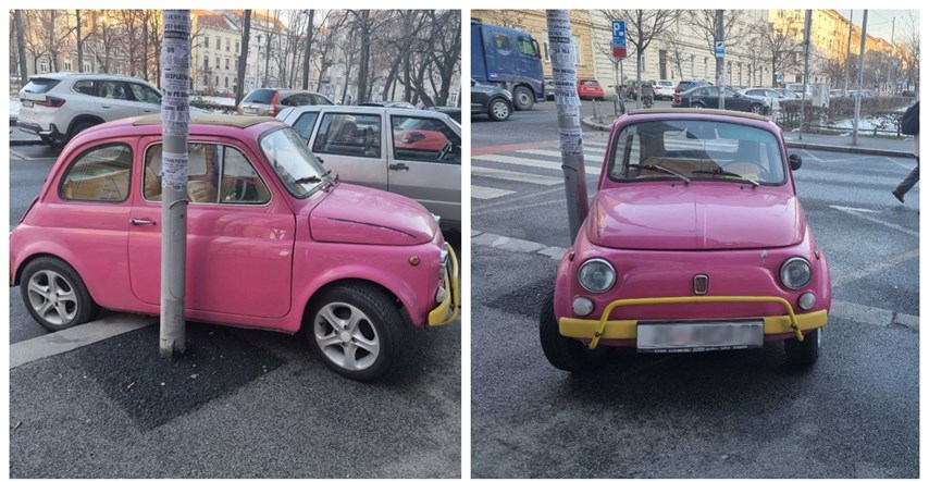 Ovaj automobil je u Zagrebu prava atrakcija, prolaznici se fotkaju s njim