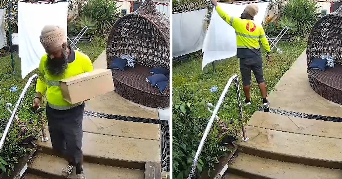 Poštar Indijac postao hit diljem svijeta nakon što je sklonio rublje s kiše