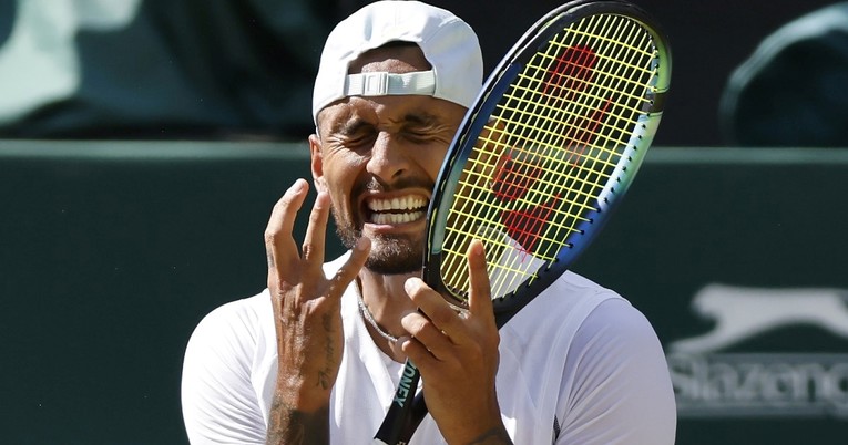 Pogledajte kako je Kyrgios poludio. Izgubio je 40:0 na svom servisu