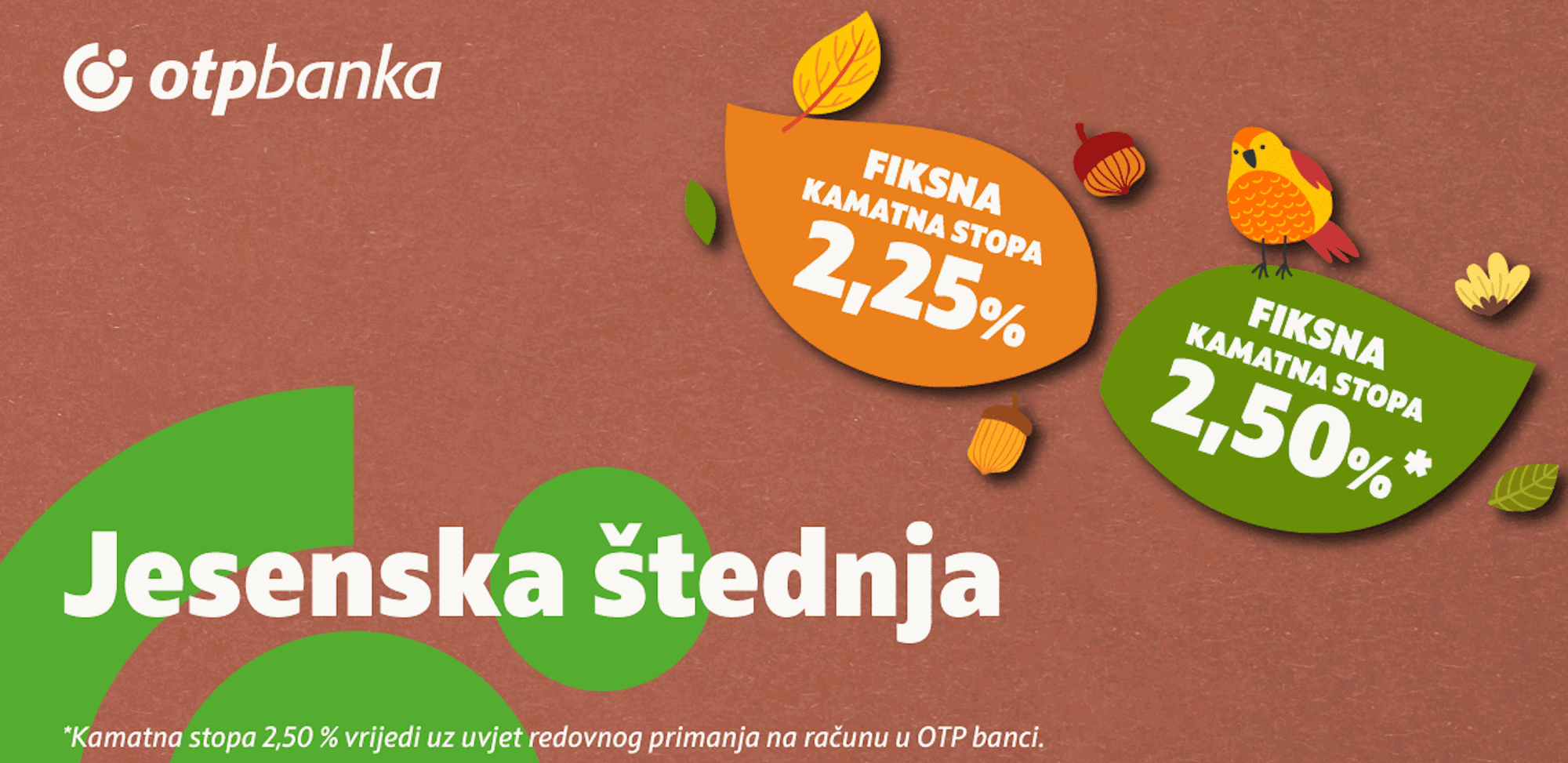 OTP banka otvara jesensku sezonu štednje