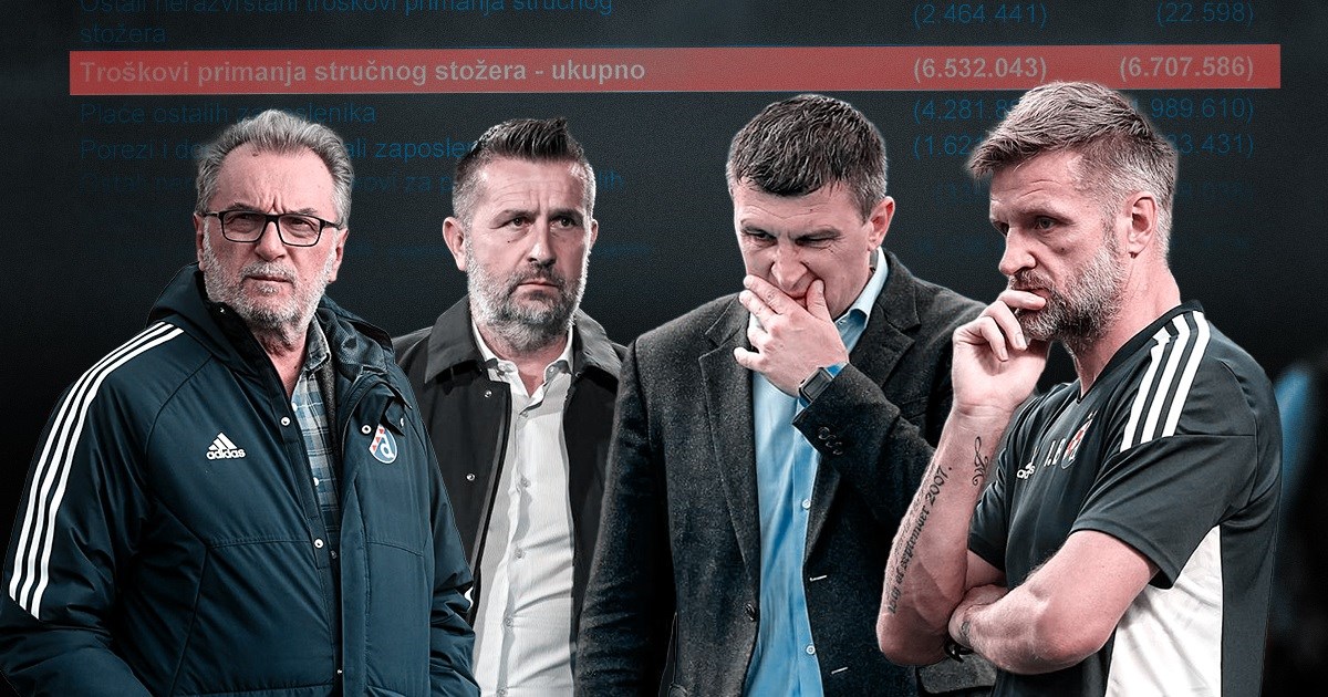 Dinamo otkrio koliko je bogatstvo dao za plaće i otpremnine trenera prošlih godina