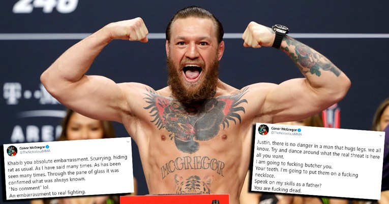 McGregor divljao na Twitteru: Izmasakrirat ću te, gotov si