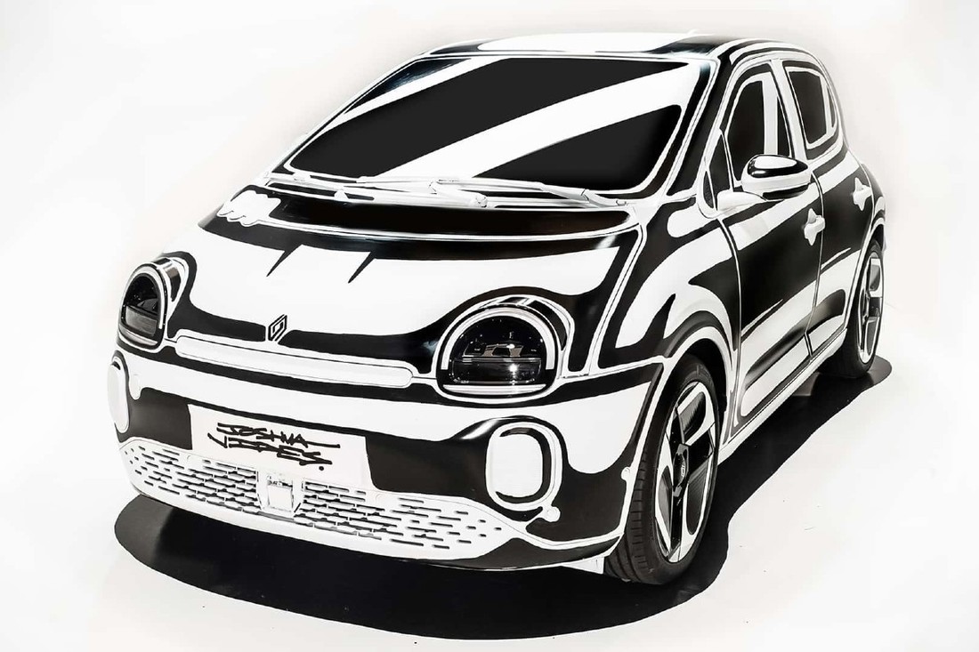 Izgleda kao optička varka, ali ovaj Renault Twingo je stvaran