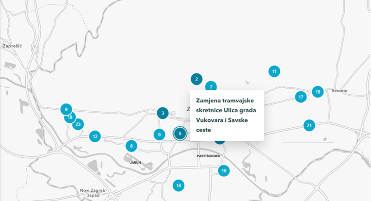 Ovo je stranica za praćenje radova u Zagrebu