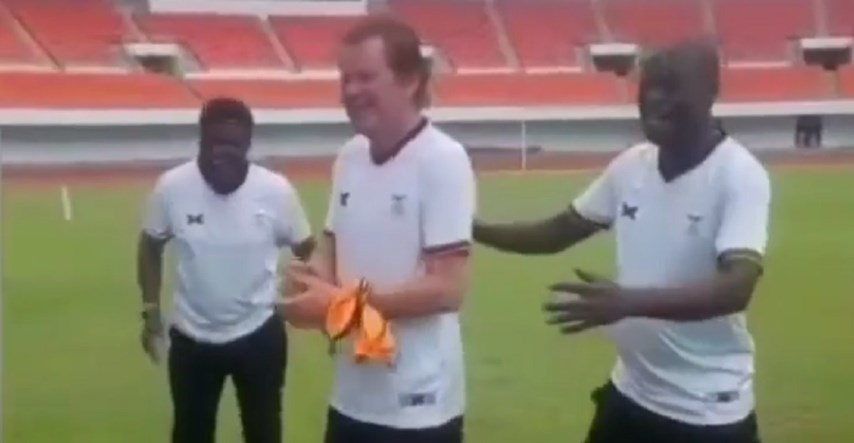 Pogledajte kako je Tonći Gabrić zaplesao na treningu reprezentacije Zambije