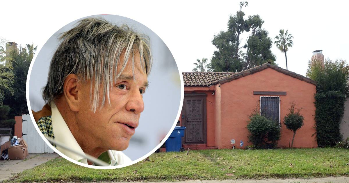 Mickey Rourke izbačen iz kuće zbog duga od 60.000 dolara za stanarinu