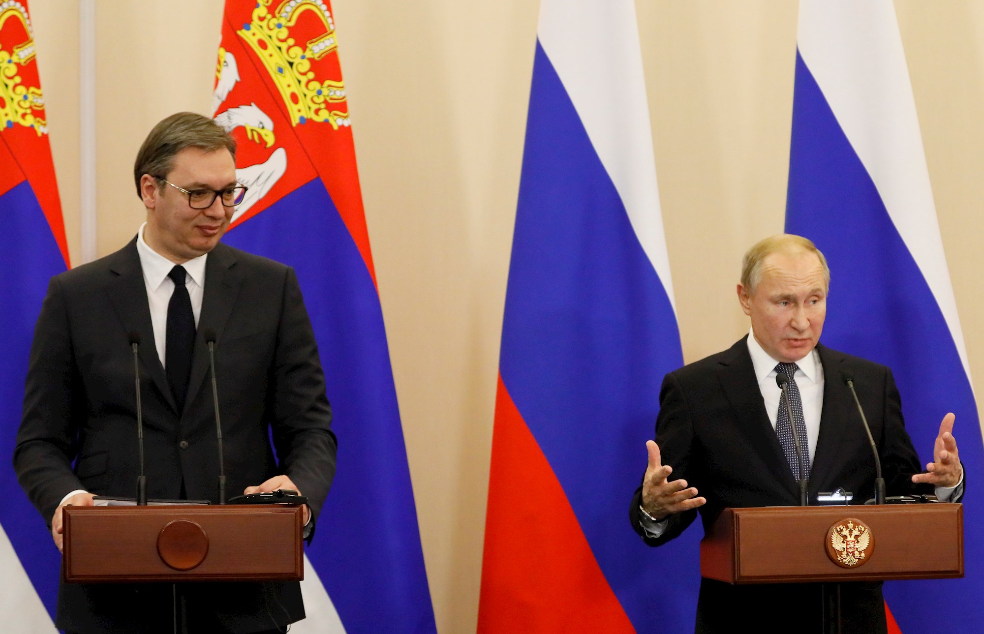 Putin izrazio sućut Vučiću: "Rusi dijele tugu bratskog srpskog naroda"