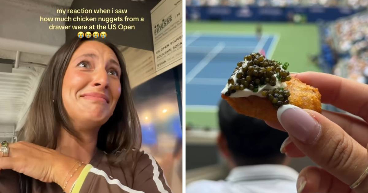 Influencerica platila šest nuggetsa 100 dolara na US Openu, otkrila je kakvi su