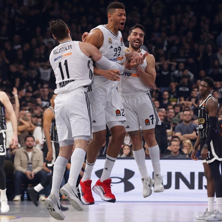 Real košem u zadnjoj sekundi pobijedio Partizan, 12 poena Hezonje