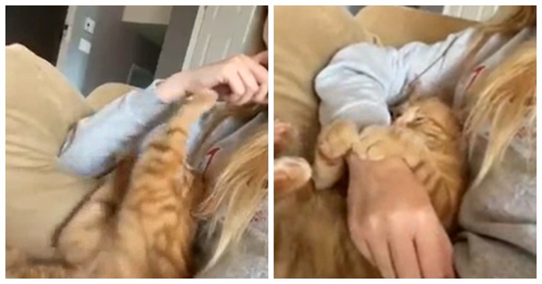 Video mace koja žica zagrljaj najslađa je stvar koju ćete vidjeti danas