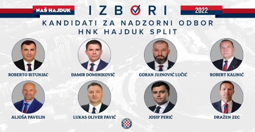 Izbori u Hajduku. Ovo su kandidati za ključno tijelo, biraju ih članovi kluba