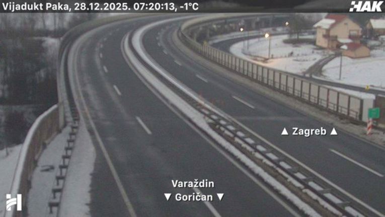 Ceste su mokre, moguća i poledica