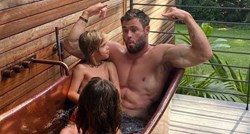 Chris Hemsworth rijetkom obiteljskom fotkom pokazao impresivne bicepse