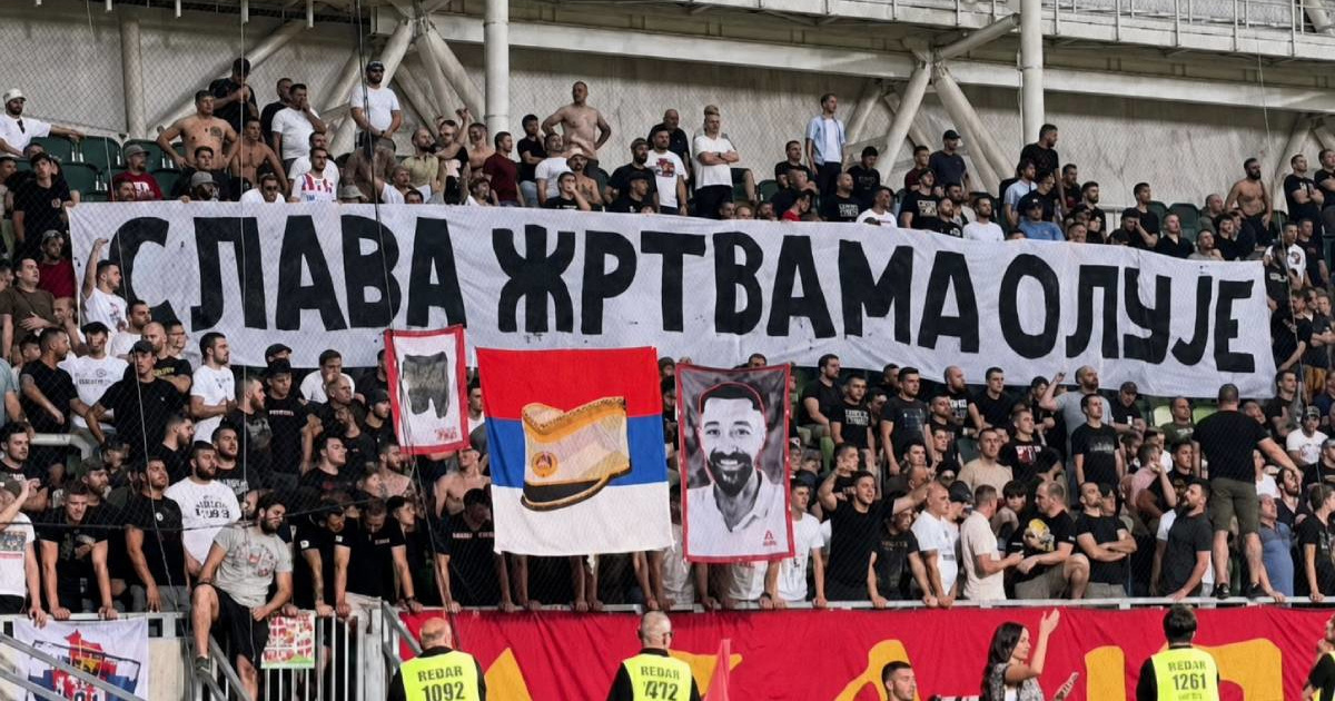 Navijači Crvene zvezde: Slava žrtvama Oluje