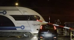 VIDEO Na krov auta u Zagrebu se spustila rampa, onda je došao i vlak