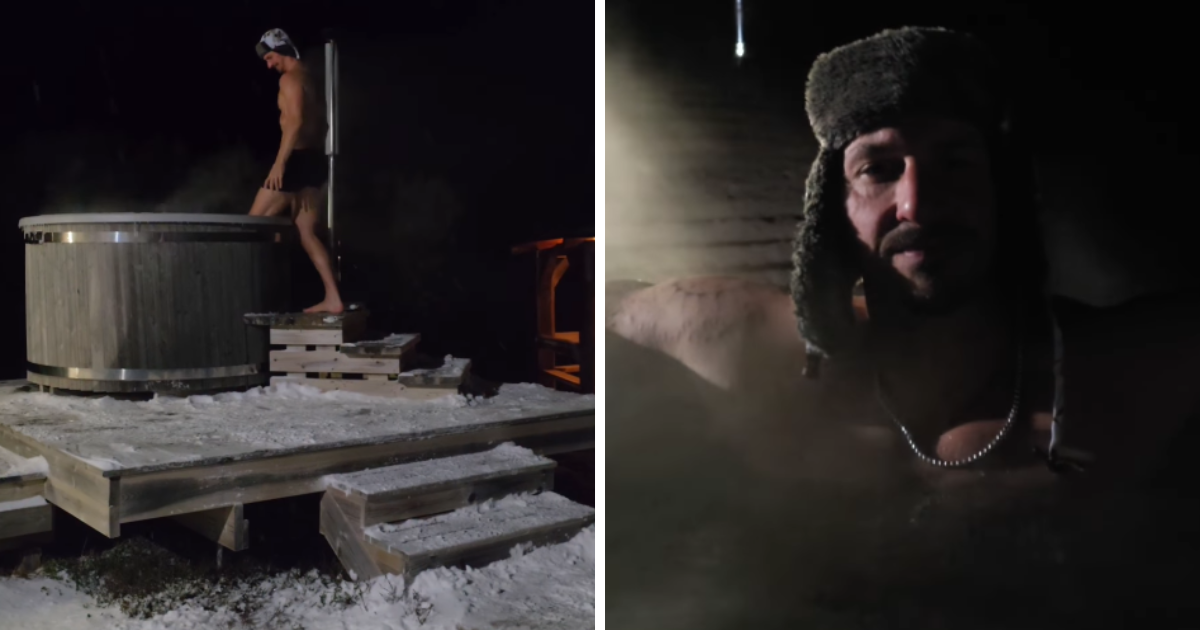 VIDEO Zlatan pozira u ledenoj kupki: "-10 Celzija"