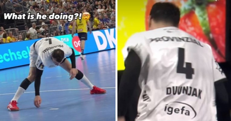 VIDEO Duvnjak zabio pa pretraživao pod. Komentator otkrio što je tražio