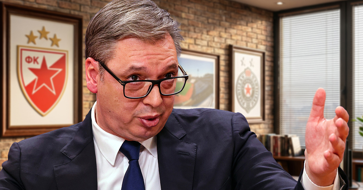 Vučić: Neka Zvezda i Partizan igraju na Nacionalnom stadionu kao Inter i Milan
