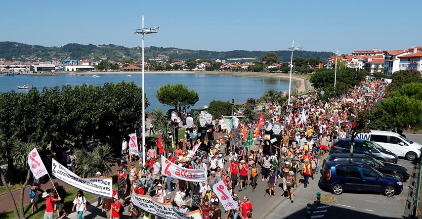 Tisuće ljudi prosvjeduju pred sastanak G7 u Francuskoj