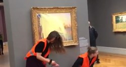 Klimatski aktivisti pireom od krumpira zalili Monetovu sliku od 110 milijuna eura