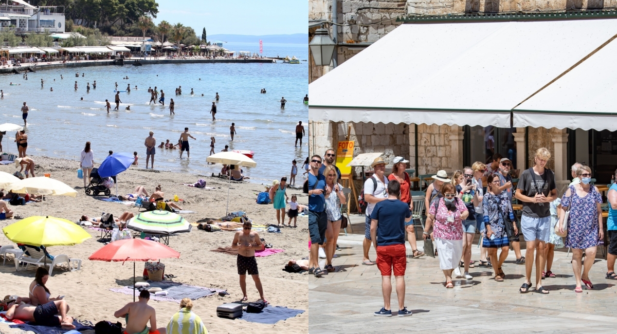 FOTO Pogledajte kako danas izgledaju ulice i plaže Splita i Dubrovnika