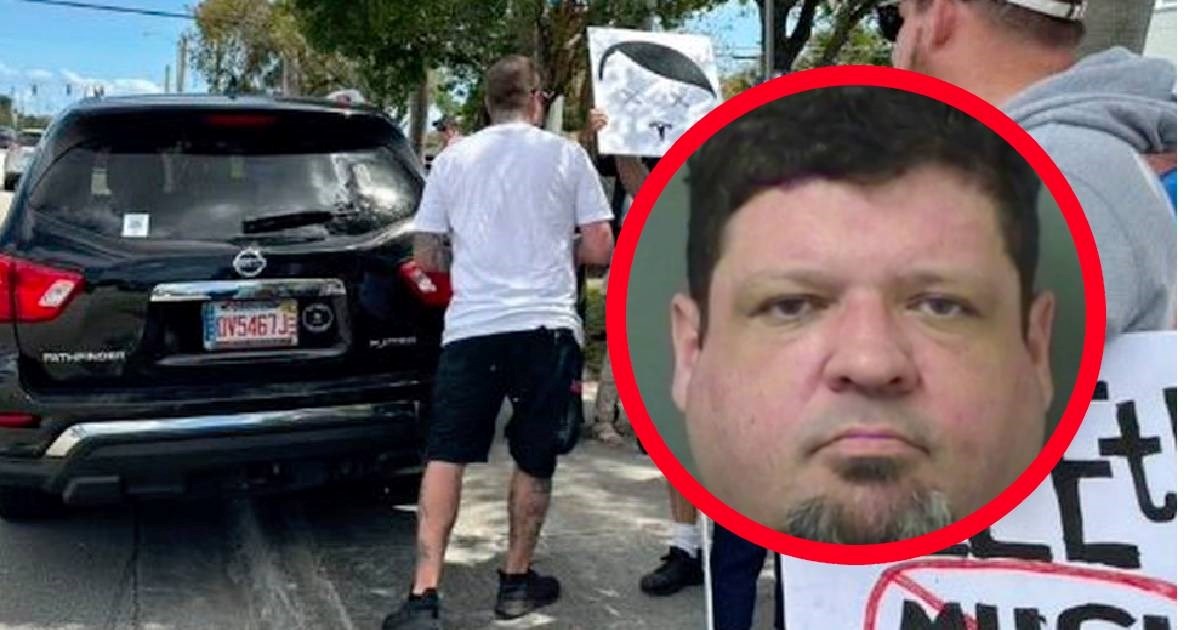 Muškarac na Floridi autom se zaletio prema prosvjednicima ispred salona Tesle