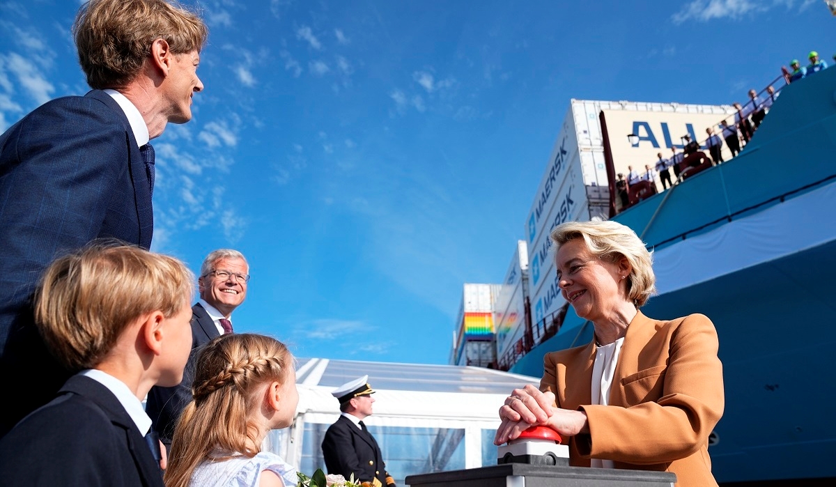 Von der Leyen pustila u promet prvi teretni brod na zeleni metanol