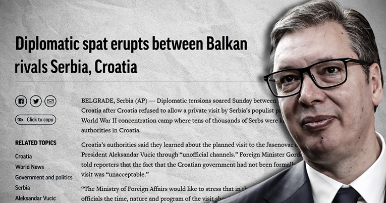 Ovako svjetske agencije pišu o zabrani ulaska Vučića u Hrvatsku