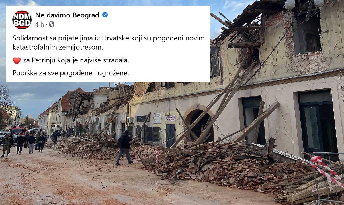 Iz Beograda stižu poruke podrške: "Strašno. Solidarni smo s vama, prijatelji"