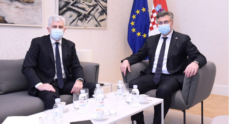 Čović i Plenković razgovarali o ruskom napadu na Ukrajinu