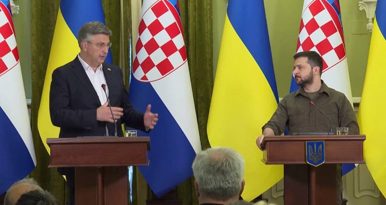 Plenković na presici sa Zelenskim: Vi se borite za slobodu svih nas