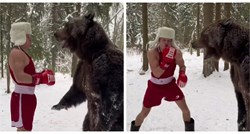 850 tisuća lajkova: Ruski boksač objavio bizarnu snimku s medvjedom