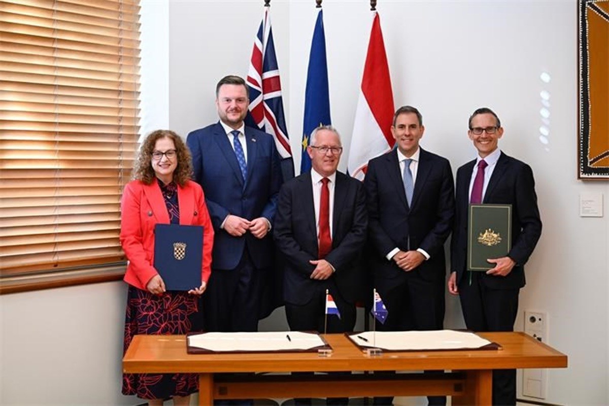 Potpisan ugovor o izbjegavanju dvostrukog oporezivanja između Hrvatske i Australije