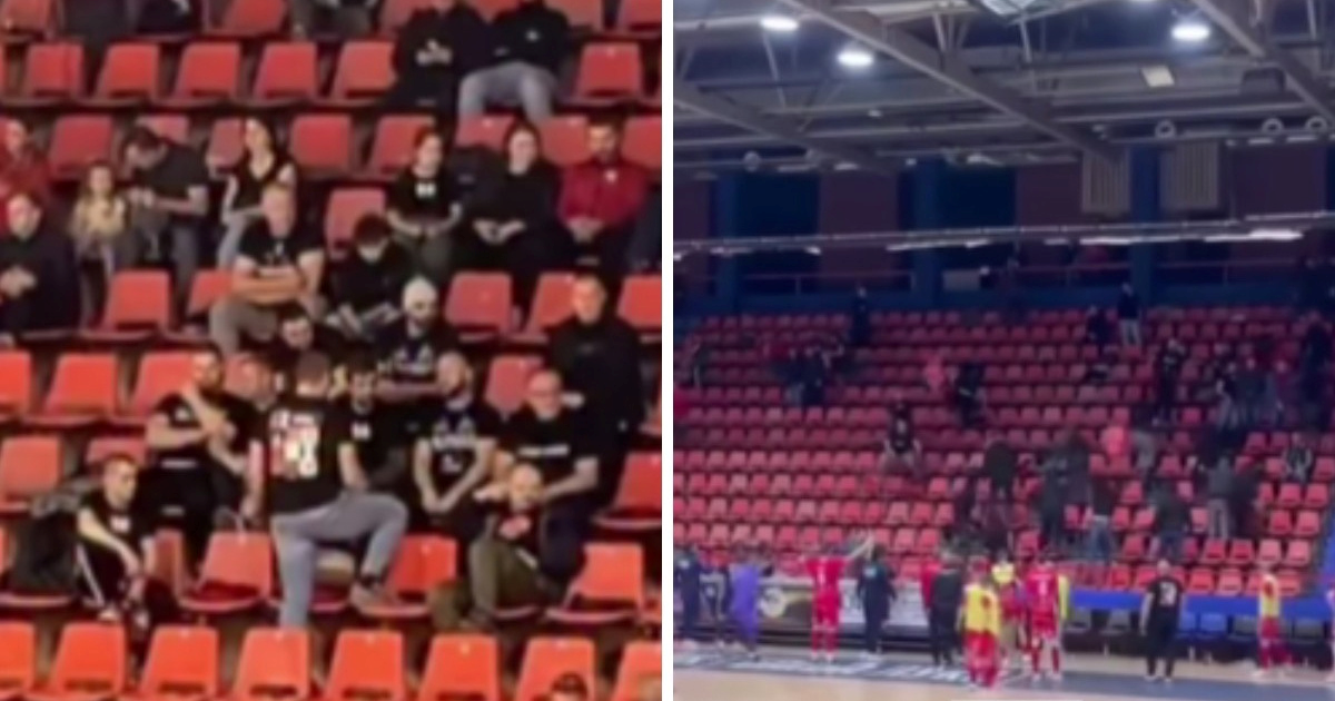 VIDEO Pojavila se snimka nereda koje su maskirani huligani izazvali na futsalu u BiH