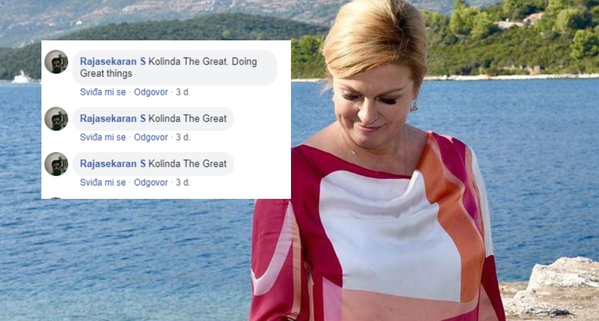 Za Kolindom su ludi napaljeni Indijci