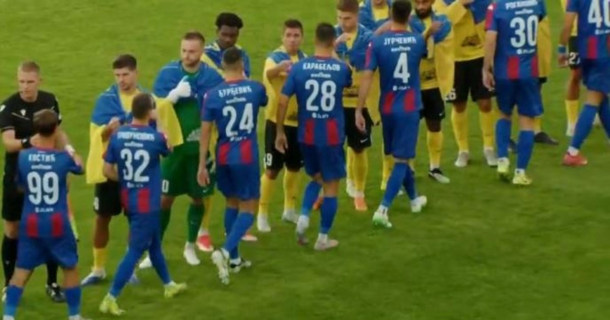 Nogometaši ukrajinskog kluba odbili se rukovati s igračima Partizana