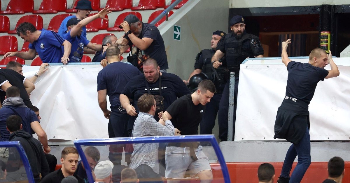 Policija objavila broj privedenih osoba zbog nereda na košarkaškoj utakmici u Ciboni