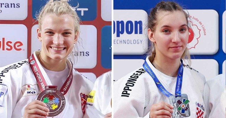 Sestre Cvjetko u 2 dana osvojile 2 srebrne medalje, jedna je s kadetskog EP-a u judu