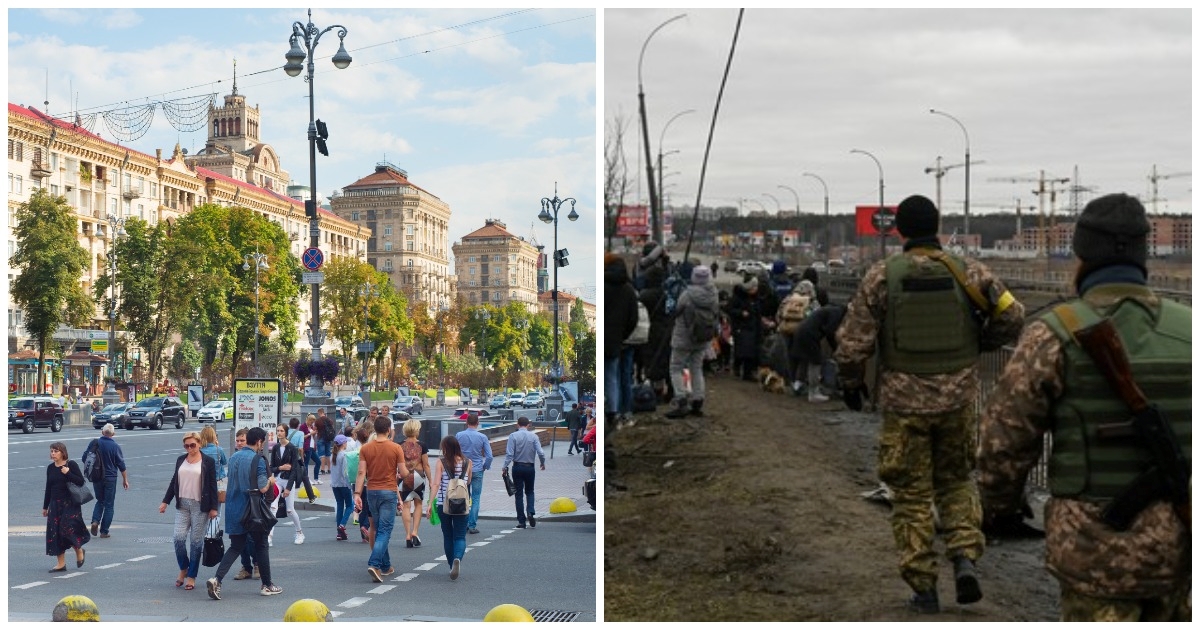 Pogledajte kako izgleda Kijev prije i poslije ruskog napada, prizori su neusporedivi