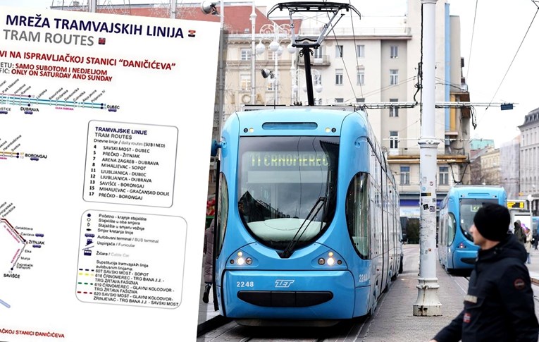 Nekoliko vikenda centrom Zagreba neće voziti tramvaji. Četiri linije se ukidaju