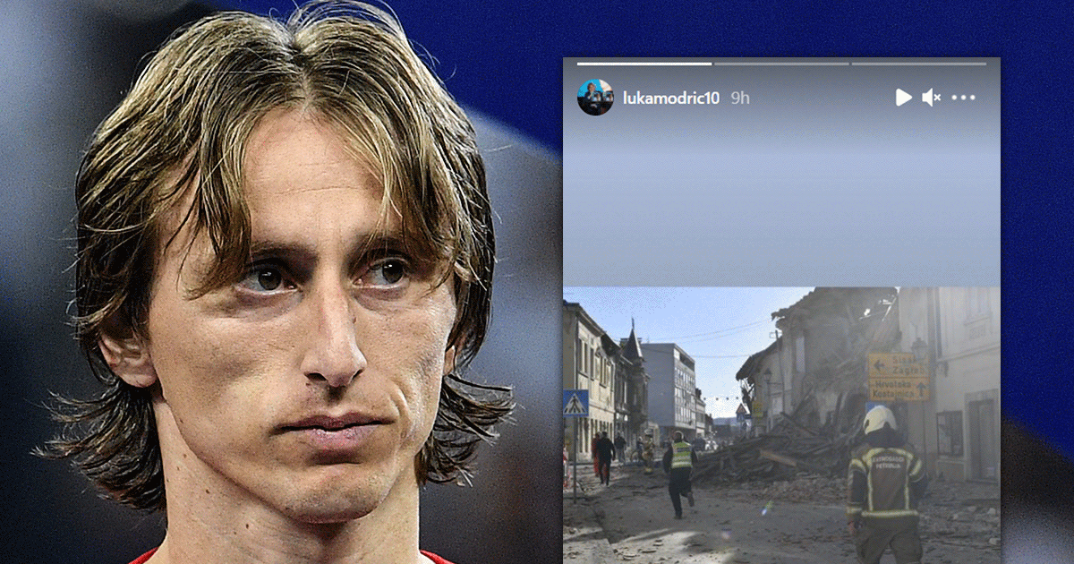 Luka Modrić poslao podršku Hrvatskoj i objavio potresne fotografije