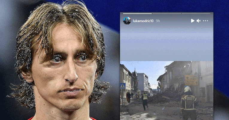 Luka Modrić poslao podršku Hrvatskoj i objavio potresne fotografije