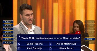 Jan nije znao tko je bila prva Miss Hrvatske 1992. godine. Znate li vi?