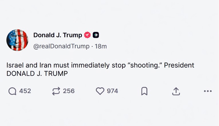 Trump poslao poruku Izraelu i Iranu