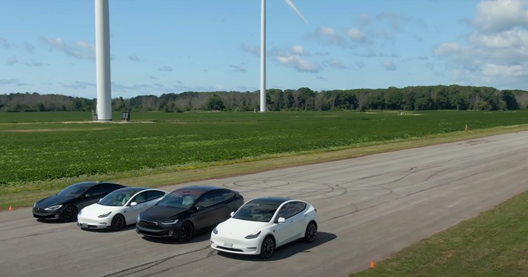VIDEO S-3-X-Y utrka u četvero: Traži se najbrža Tesla