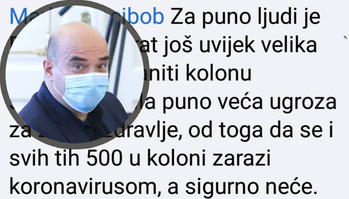 Lauc: Zabrana Kolone sjećanja bi bila veća ugroza nego da se 500 ljudi u njoj zarazi