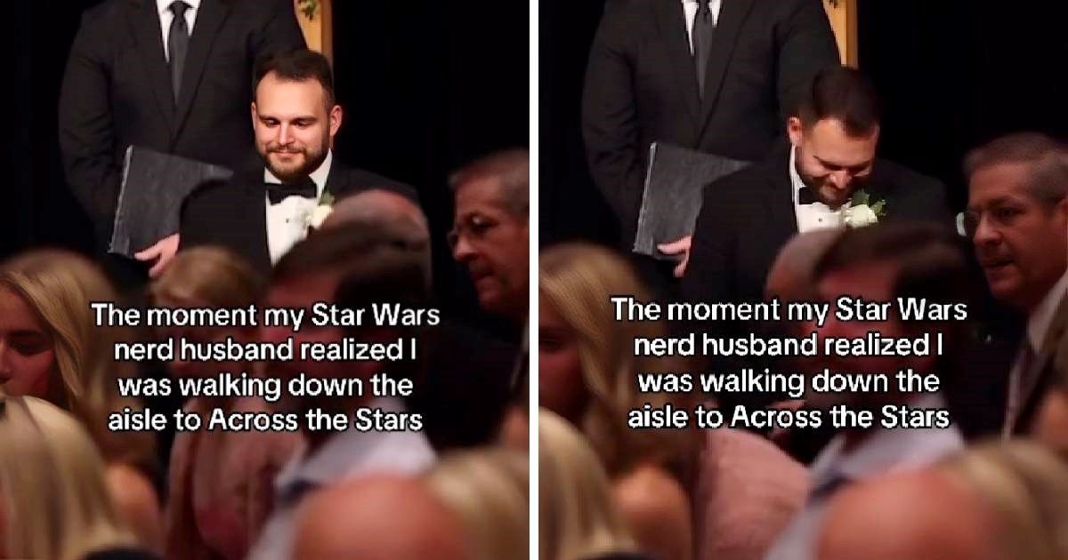 Mladoženja čuo pjesmu dok je mladenka hodala prema njemu. Jedva je zadržao suze