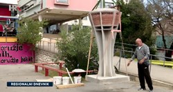 Zadarski srednjoškolci napravili repliku Vukovarskog vodotornja