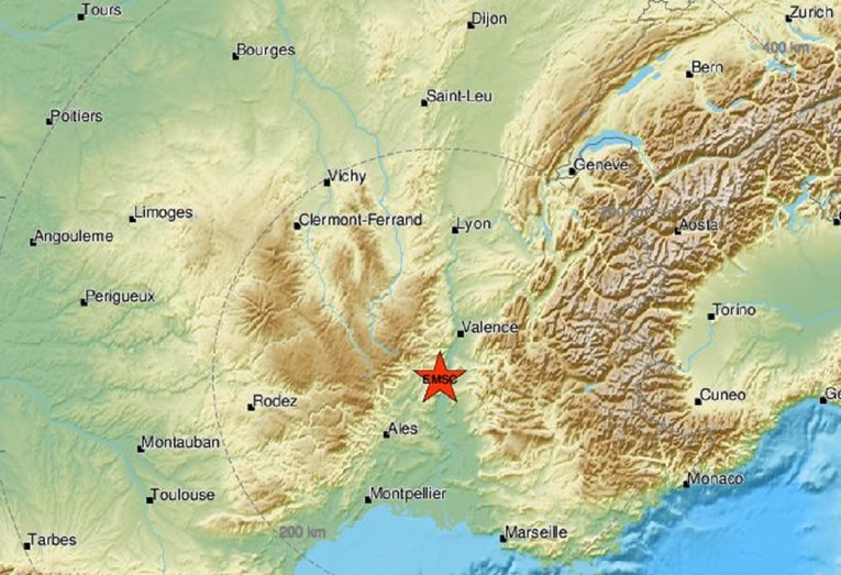 Snažan potres na jugoistoku Francuske, jedna osoba teško ozlijeđena